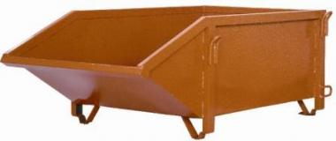 Schüttmulde 1000l viereck mit 4 Kranösen und Staplerschuhe 