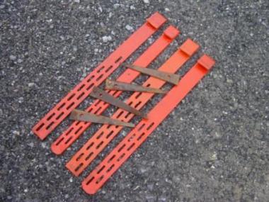 Säulenzwinge Garnitur 4x 110cm lang und 4 Keile 