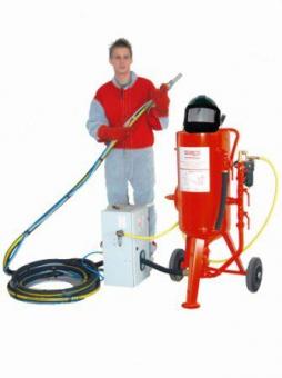 Sandstrahlgerät Mammut 200 l kompl.+Strahlschlauch 