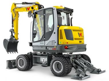 WN Mobilbagger EW65, Gew. 7,72t, Grabtiefe 3,90m, B=2,09m 