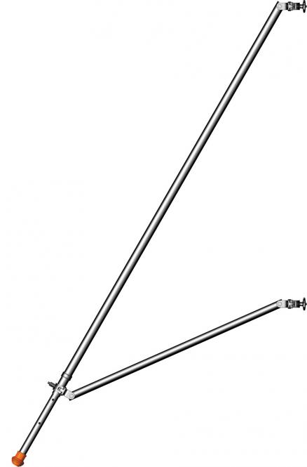 Gerüststütze ausziehbar 2,6m-3,4m Alu 