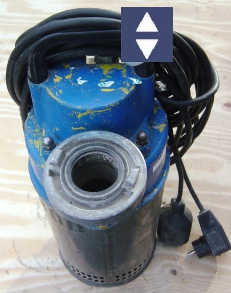 Pumpe P800   2HM=40m³/h  50mm/C  230V (Trübwasser) 