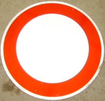 Vorschriftszeichen 250 Verbot für Fahrzeuge aller Art 